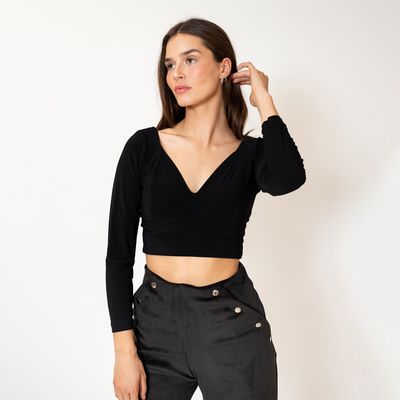 Imagen 2 del producto Crop Top Vera Largo Negro