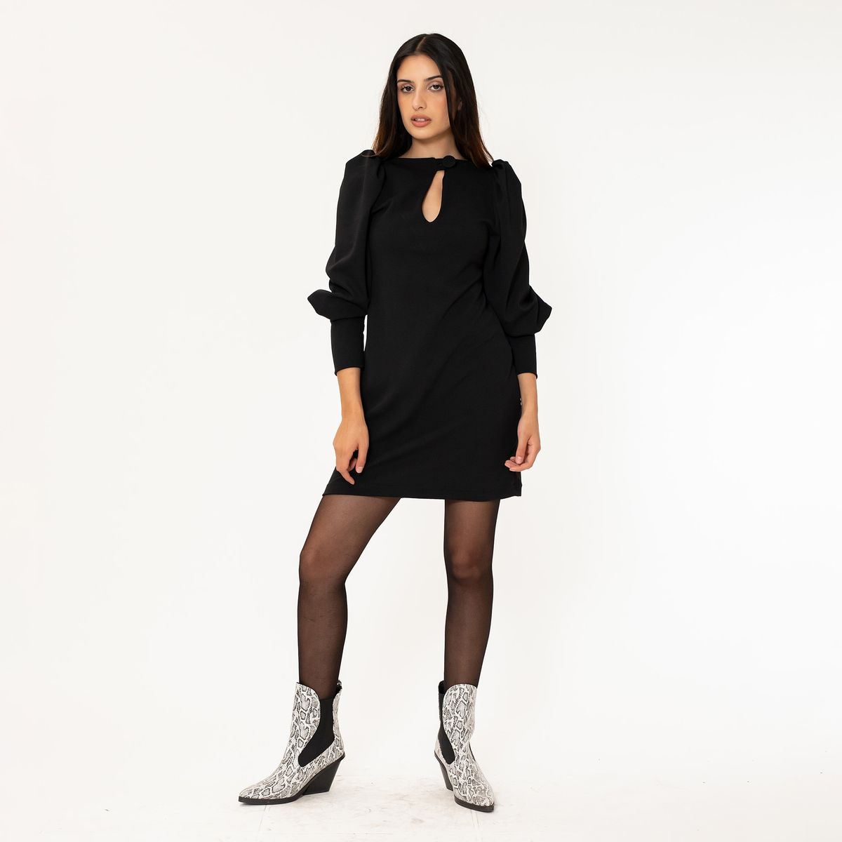 NATALIA SEGUEL - Vestido Abril Negro Natalia Seguel