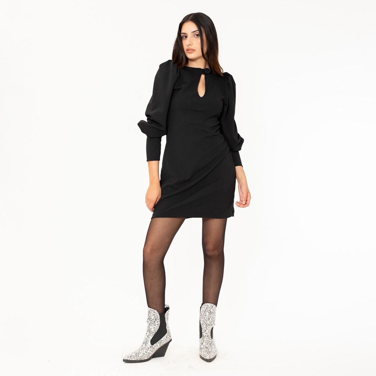 NATALIA SEGUEL - Vestido Abril Negro Natalia Seguel