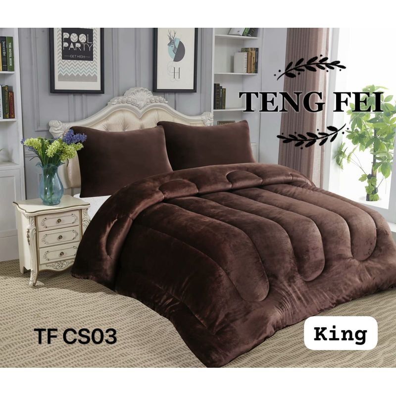 GENERICO - Cobertor  invierno plush  polar con chiporro king