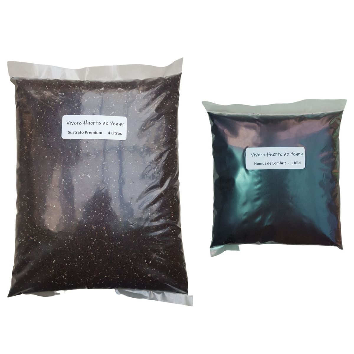 GENERICO - Sustrato Premium 4 Litros + Humus de Lombriz 1 Kilo