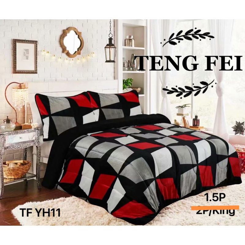 GENERICO - Cobertor  invierno plush  polar con chiporro 2plazas estampado