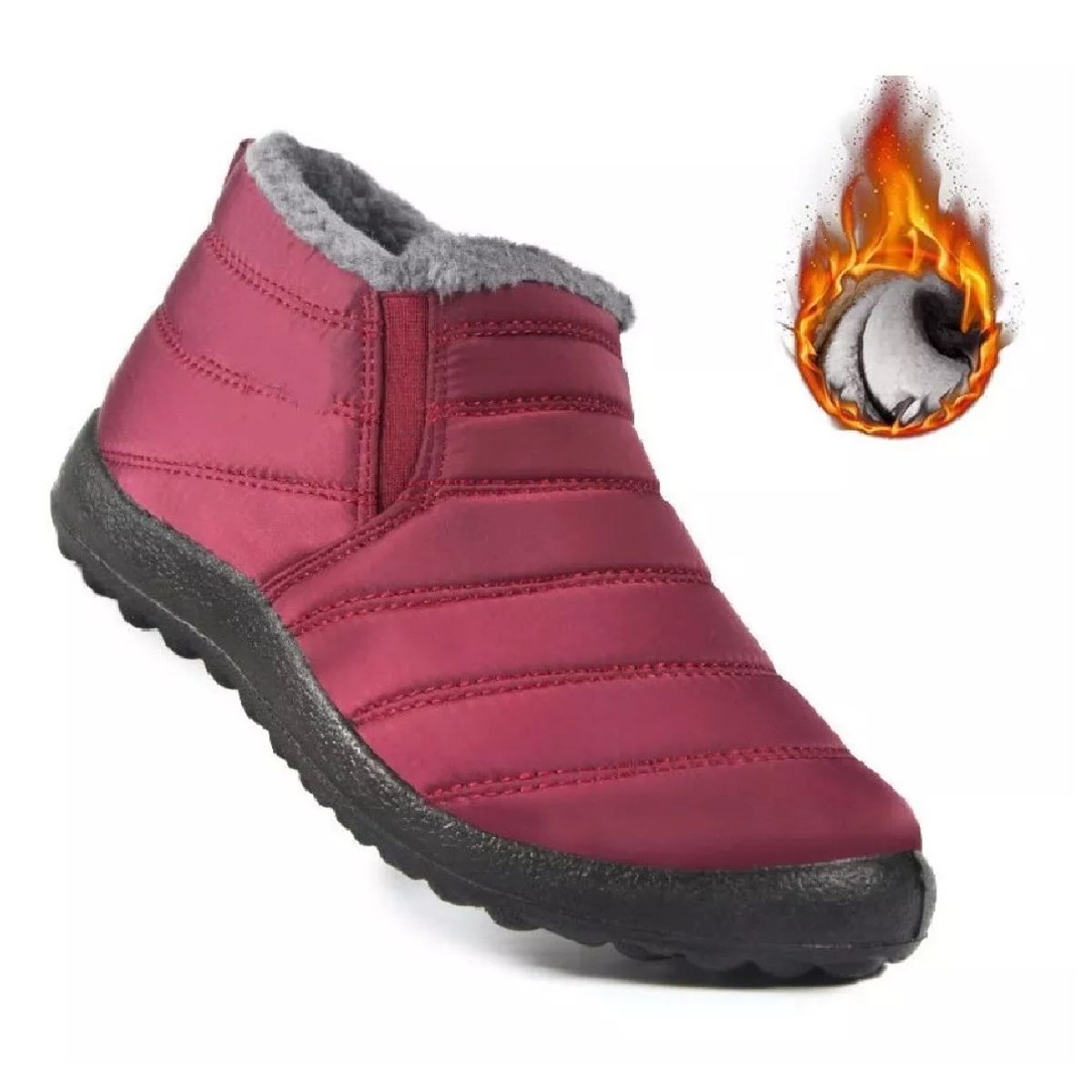 GENERICO - Zapatilla De Descanso Chiporro - Hombre Y Mujer Cómodo Rojo