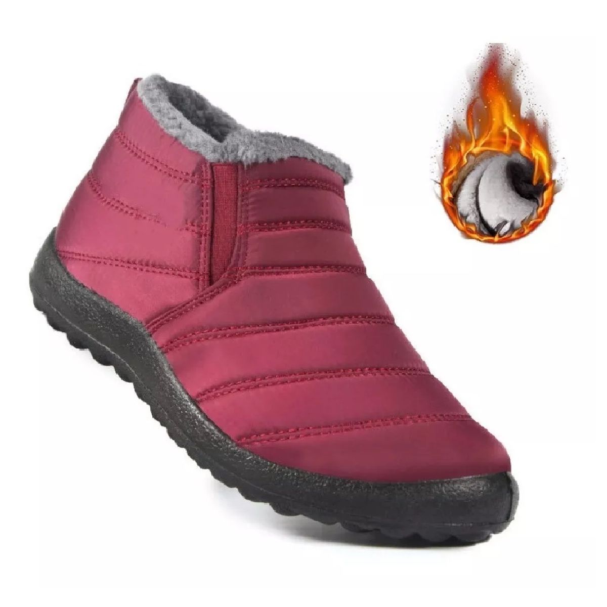 GENERICO - Zapatilla De Descanso Chiporro - Hombre Y Mujer Cómodo Rojo