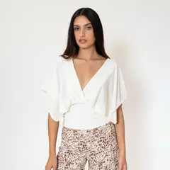 NATALIA SEGUEL - Polera Megan Blanco