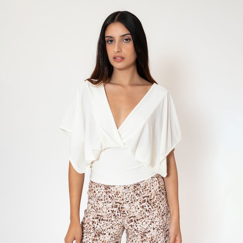 NATALIA SEGUEL - Polera Megan Blanco Natalia Seguel