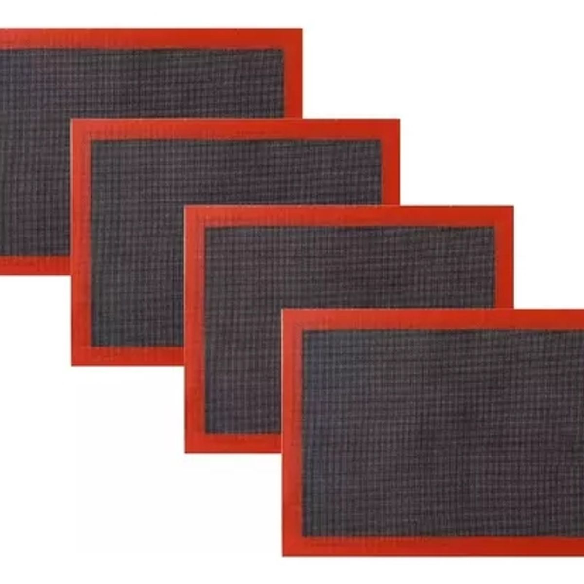 GENERICO - Pack 4 Lamina De Silicona Tapete Horno Microperforado Silpat Tapete