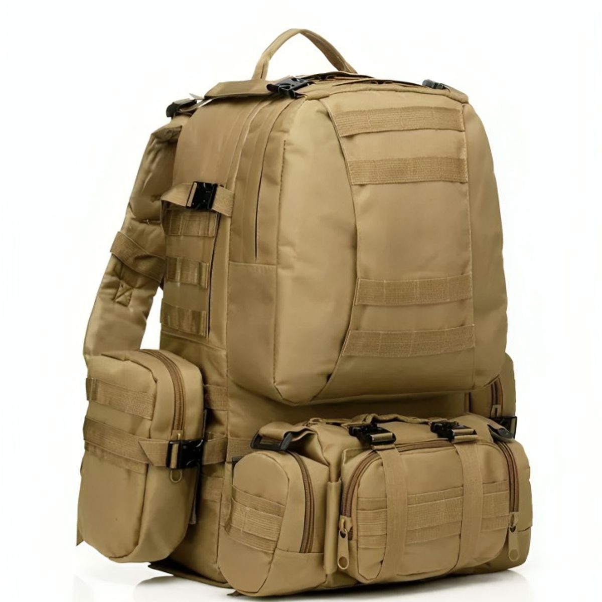 OEM - Mochila Táctica Militar Desmontable 50 Litros 3 Piezas