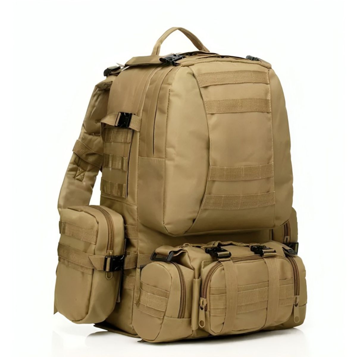 OEM - Mochila Táctica Militar Desmontable 50 Litros 3 Piezas