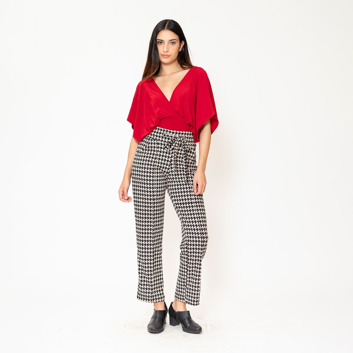 NATALIA SEGUEL - Polera Megan Rojo Natalia Seguel