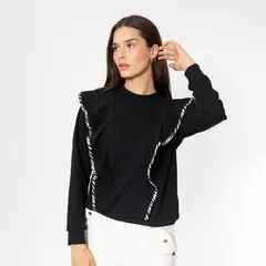 NATALIA SEGUEL - Poleron Ana Negro