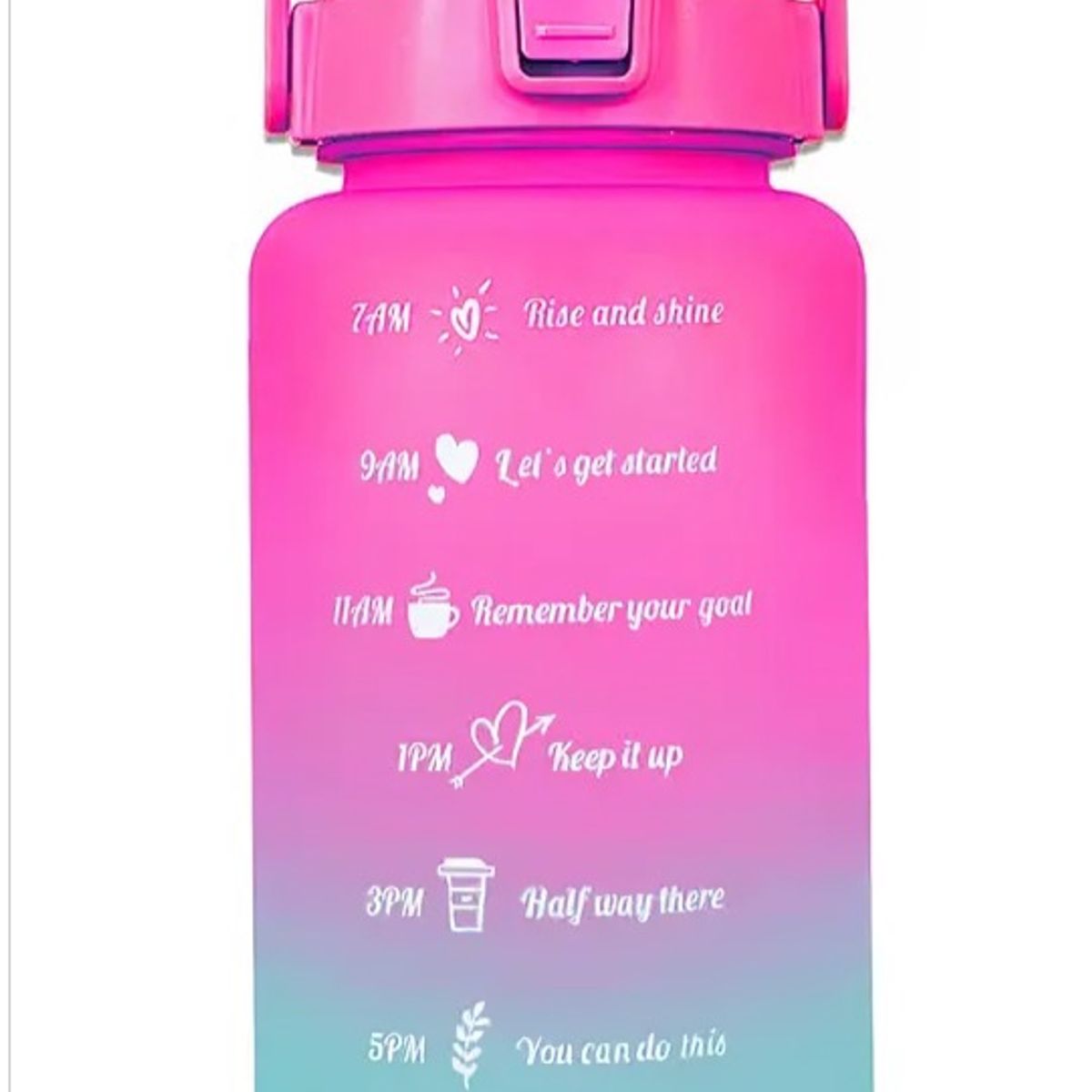 OEM - Pack 2 Botellas Agua Motivacionales De 2 Litros Y 900 Ml