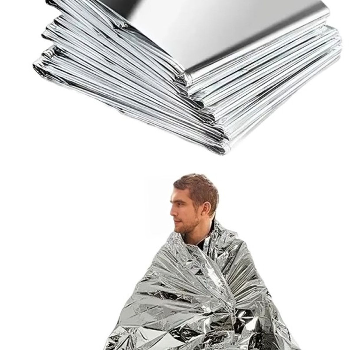 OEM - Pack 5 Manta Térmica De Emergencia Trekking Camping