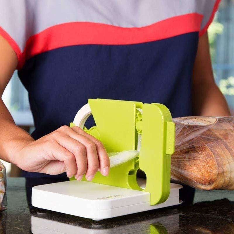 INVENCIBLE - SELLADOR BOLSAS PORTÁTIL + 4 CINTAS COCINA PREPARACION ALIMENTOS MX48