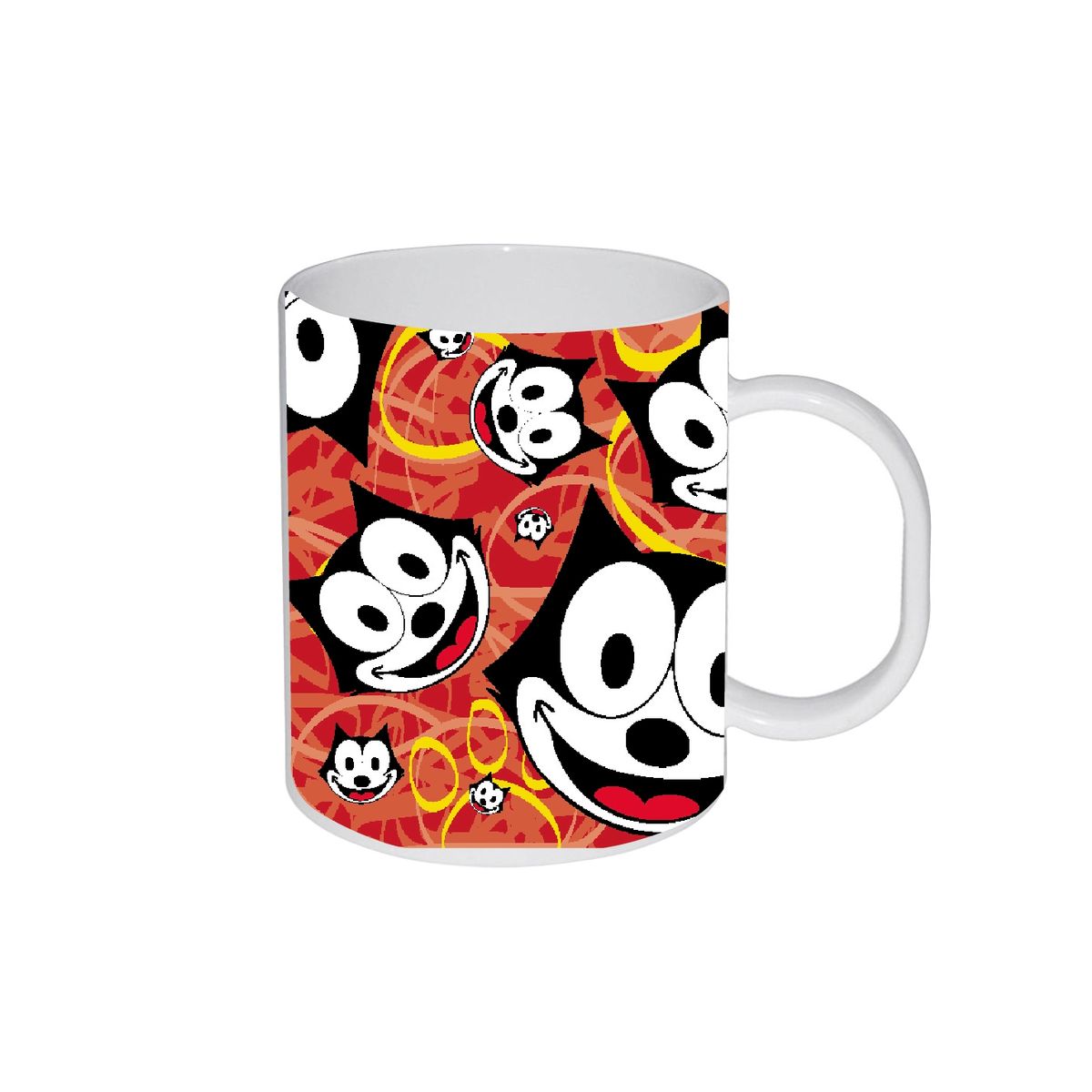 ORCA - Tazón Mug GATO FELIX SERIES COMIC VINTAGE FELIX THE CAT   Natural