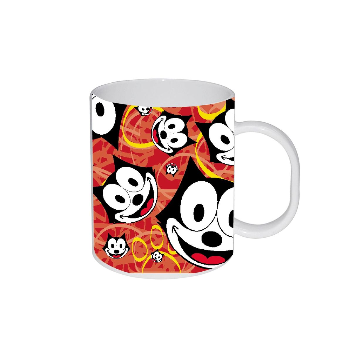 ORCA - Tazón Mug GATO FELIX SERIES COMIC VINTAGE FELIX THE CAT   Natural