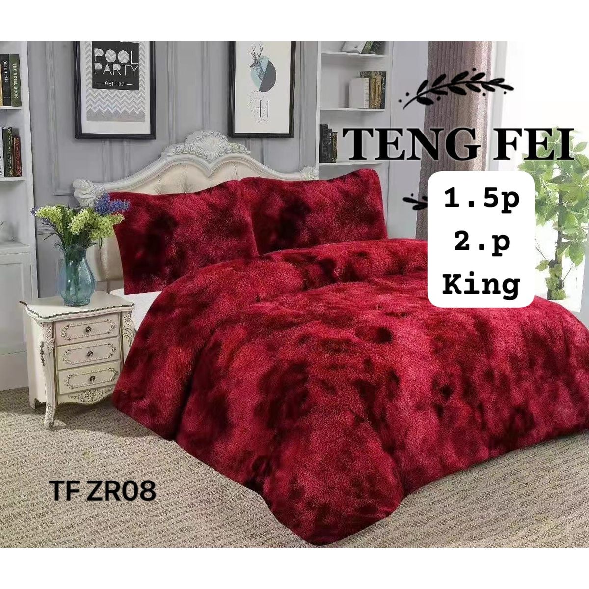 GENERICO - Cobertor  invierno peludo con chiporro 1.5p