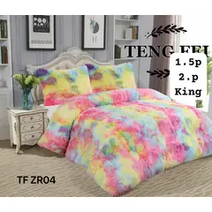 GENERICO - Cobertor invierno peludo con chiporro 2 plazas