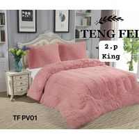 Cobertor invierno peludo con chiporro 2 plazas