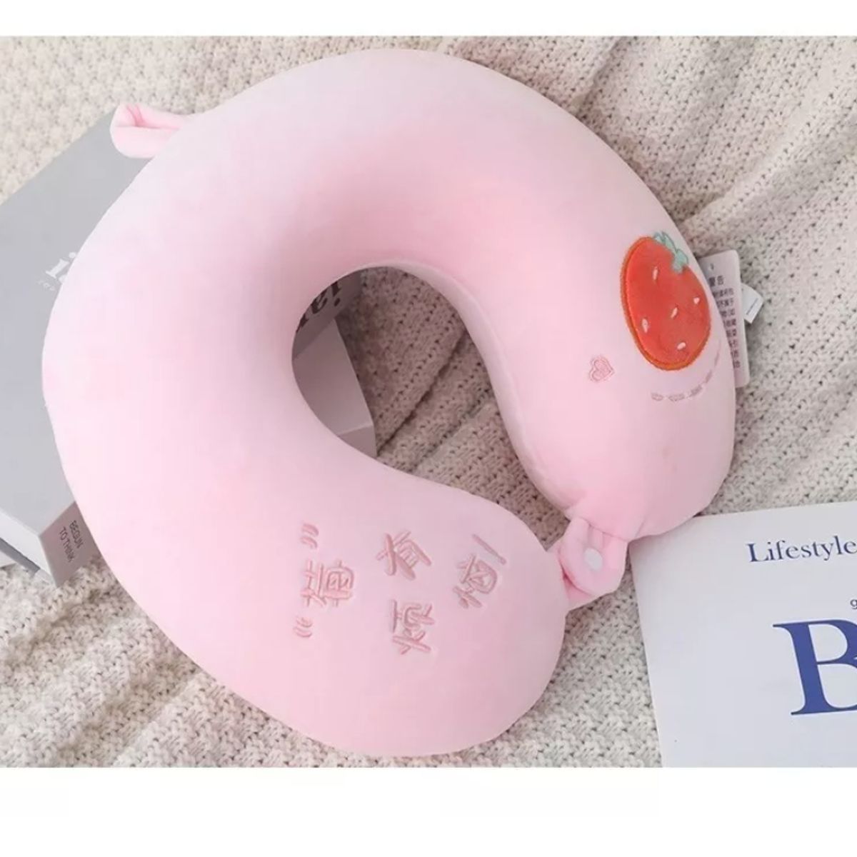 GENERICO - Almohada Cojín Cuello Cervical Viaje Auto Hogar Avión-ilahui