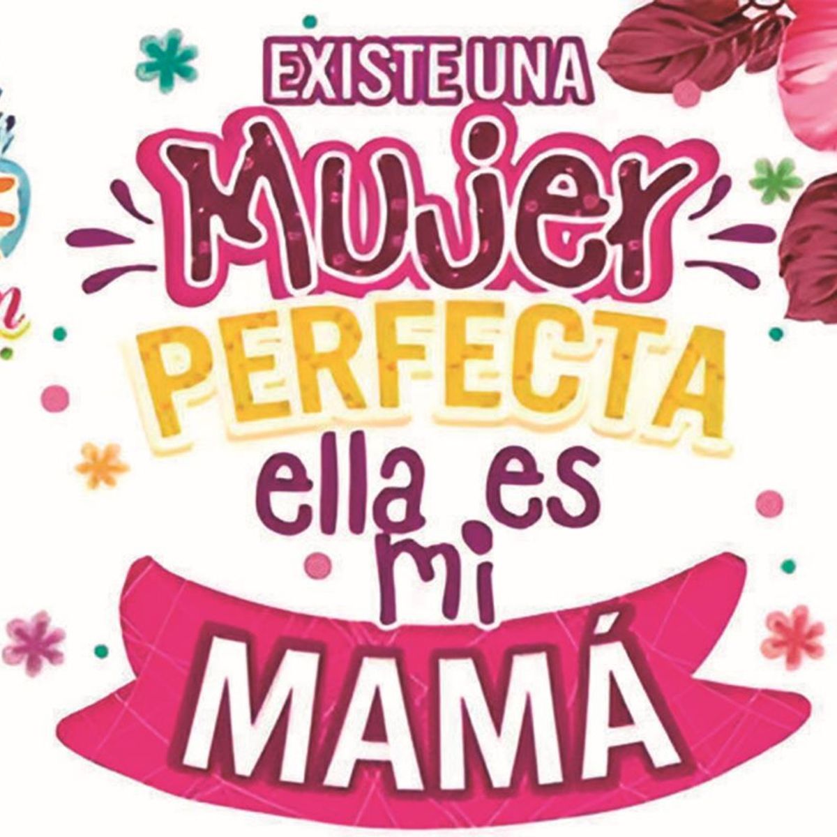 GENERICO - Cojin Rosa Dia De la Madre Regalo.