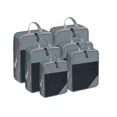 GENERICO - Set 8 Bolsas Organizadoras De Compresión Para Maleta