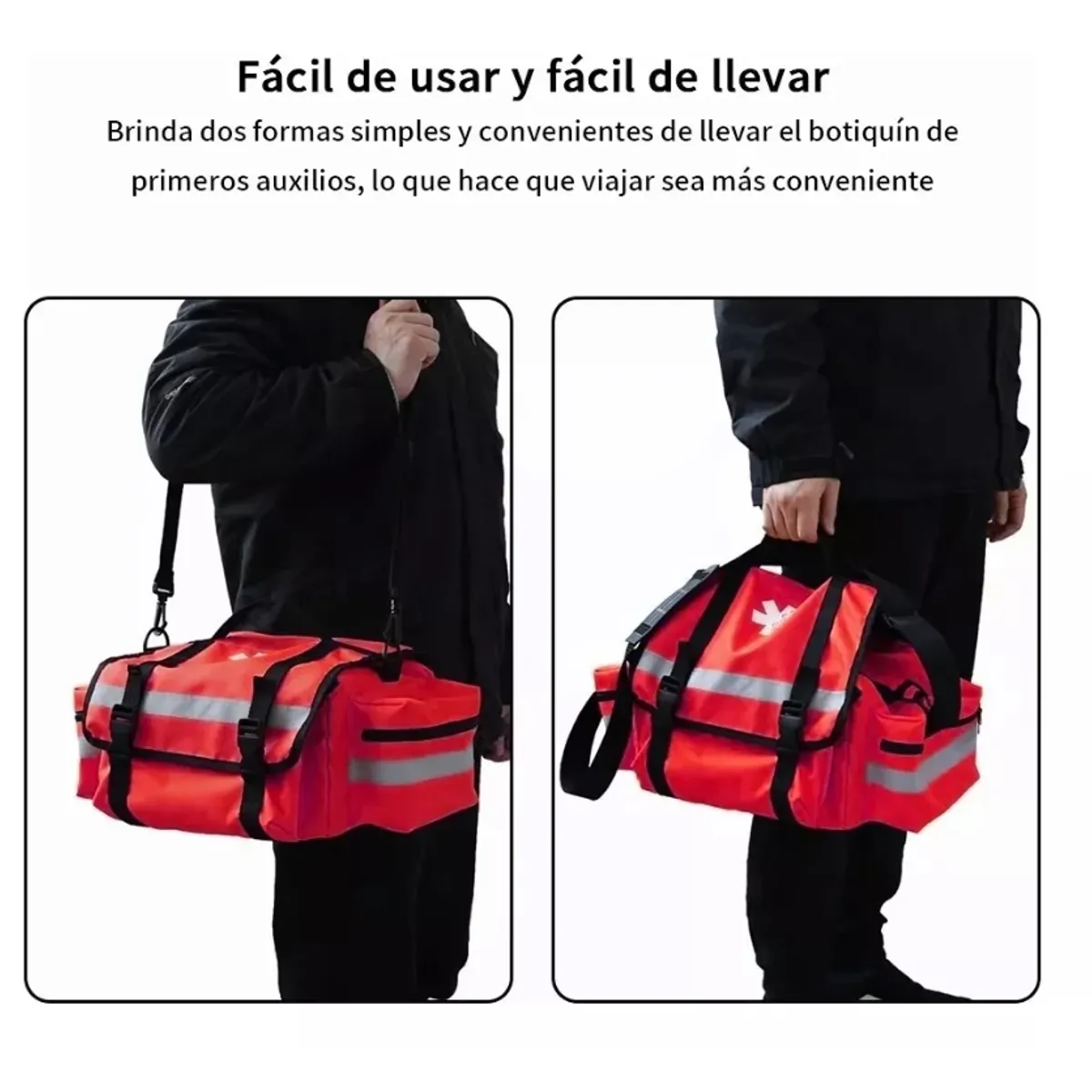 GENERICO - Botiquín Maleta Primeros Auxilios Mediano Ultra Resistente