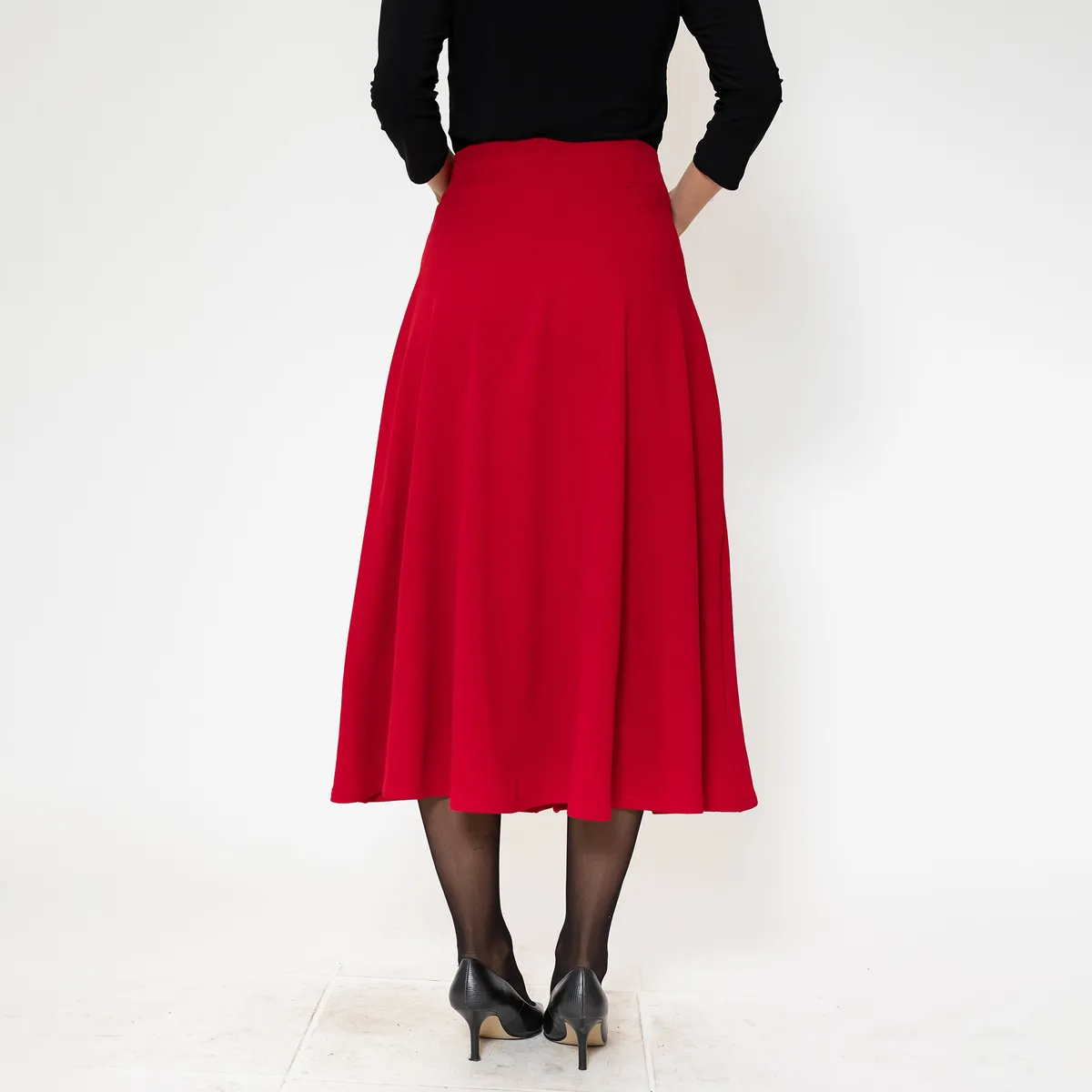 NATALIA SEGUEL - Falda Roma Rojo Natalia Seguel