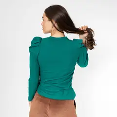 NATALIA SEGUEL - Polera Kat Verde