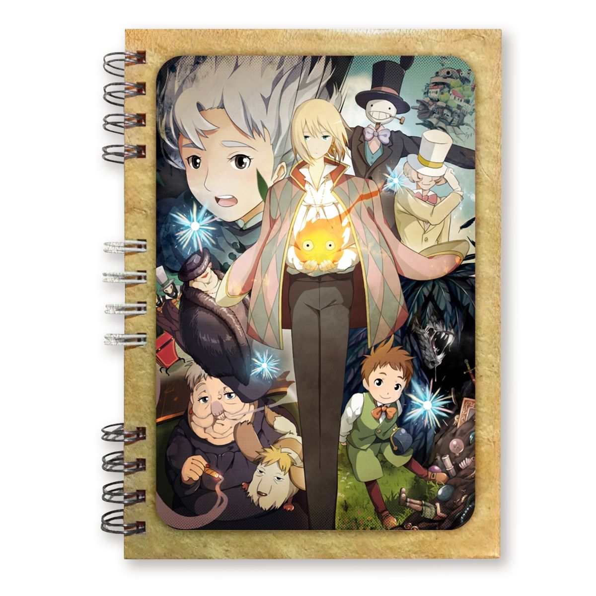 GENERICO - Libreta Studio Ghibli El castillo ambulante 100 hojas