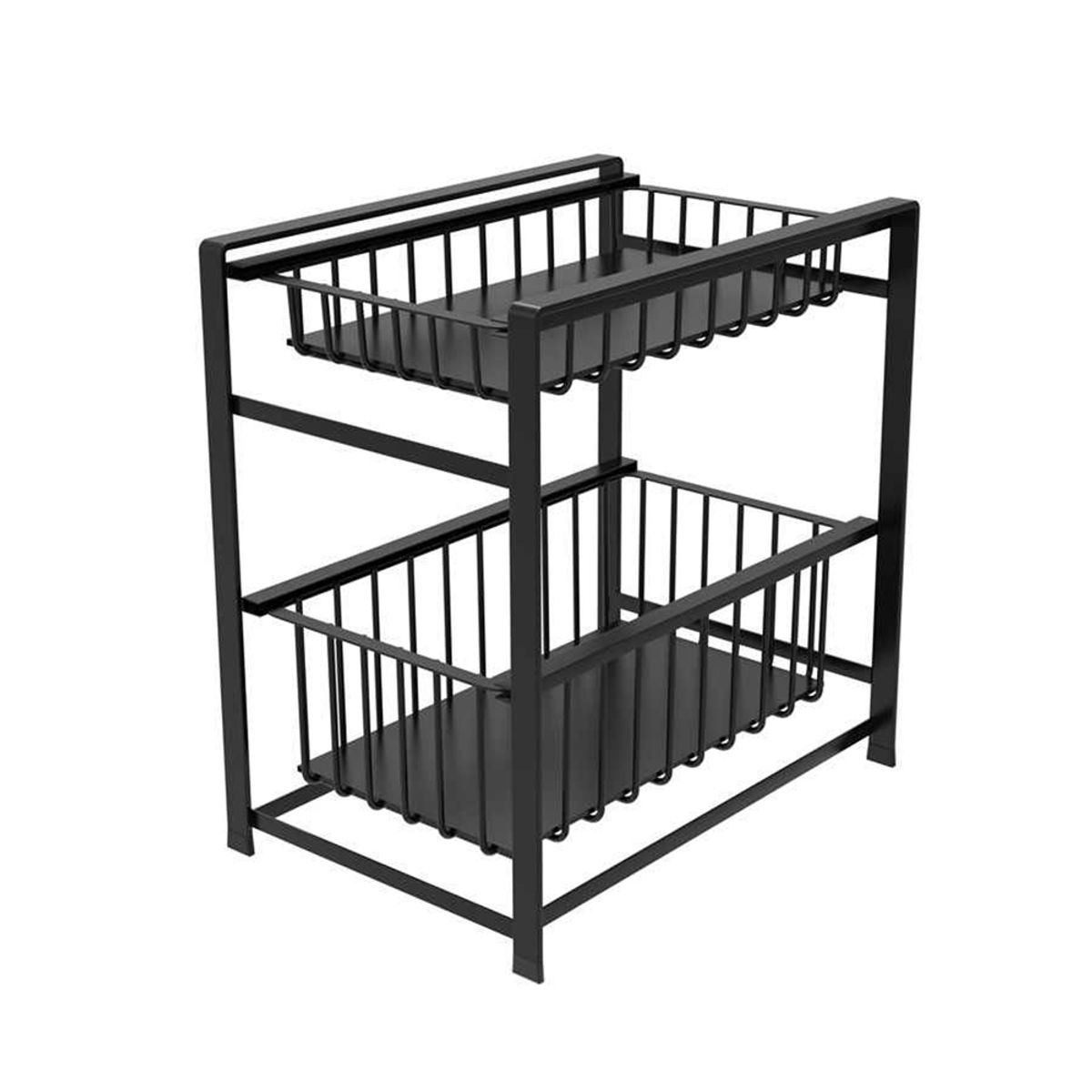 MP - Oganizador Rack De Especias Cocina Multifuncional 2 Niveles