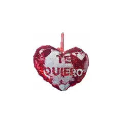 GENERICO - Cojín Corazón Regalo San Valentin 30cm Te Quiero Regalos