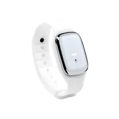 BESTAMERICA - BRAZALETE ULTRASONICO REPELENTE ZANCUDOS DENGUE BLANCO