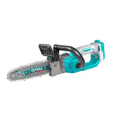 TOTAL TOOLS - Motosierra Inalámbrica 8 Pulgadas Brushless 20v + 4 Accesorios TOTAL