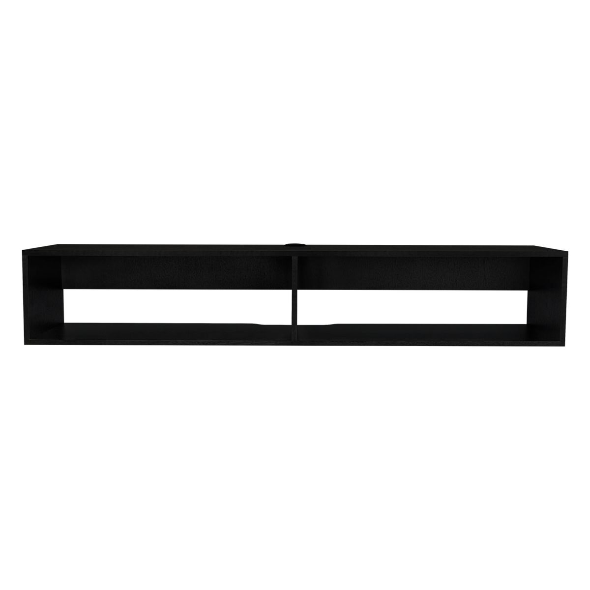 FMFURNITURE - Rack TV 70" Con 2 Repisas Fm-025N Negro