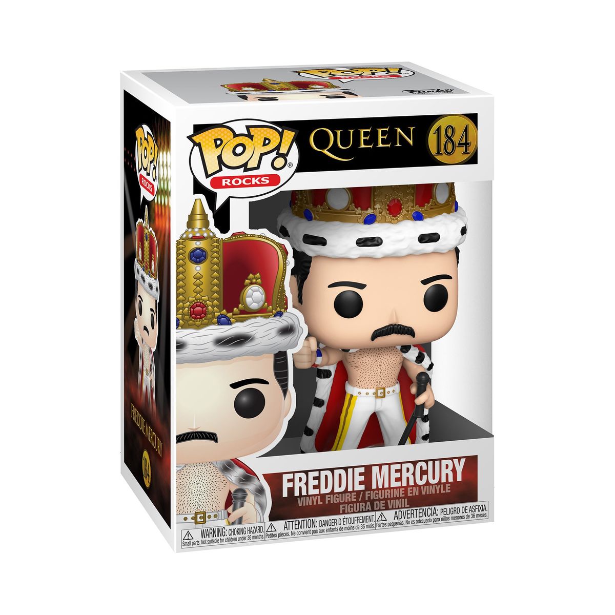 FUNKO - Funko Pop Queen Freddie Mercury King - 184