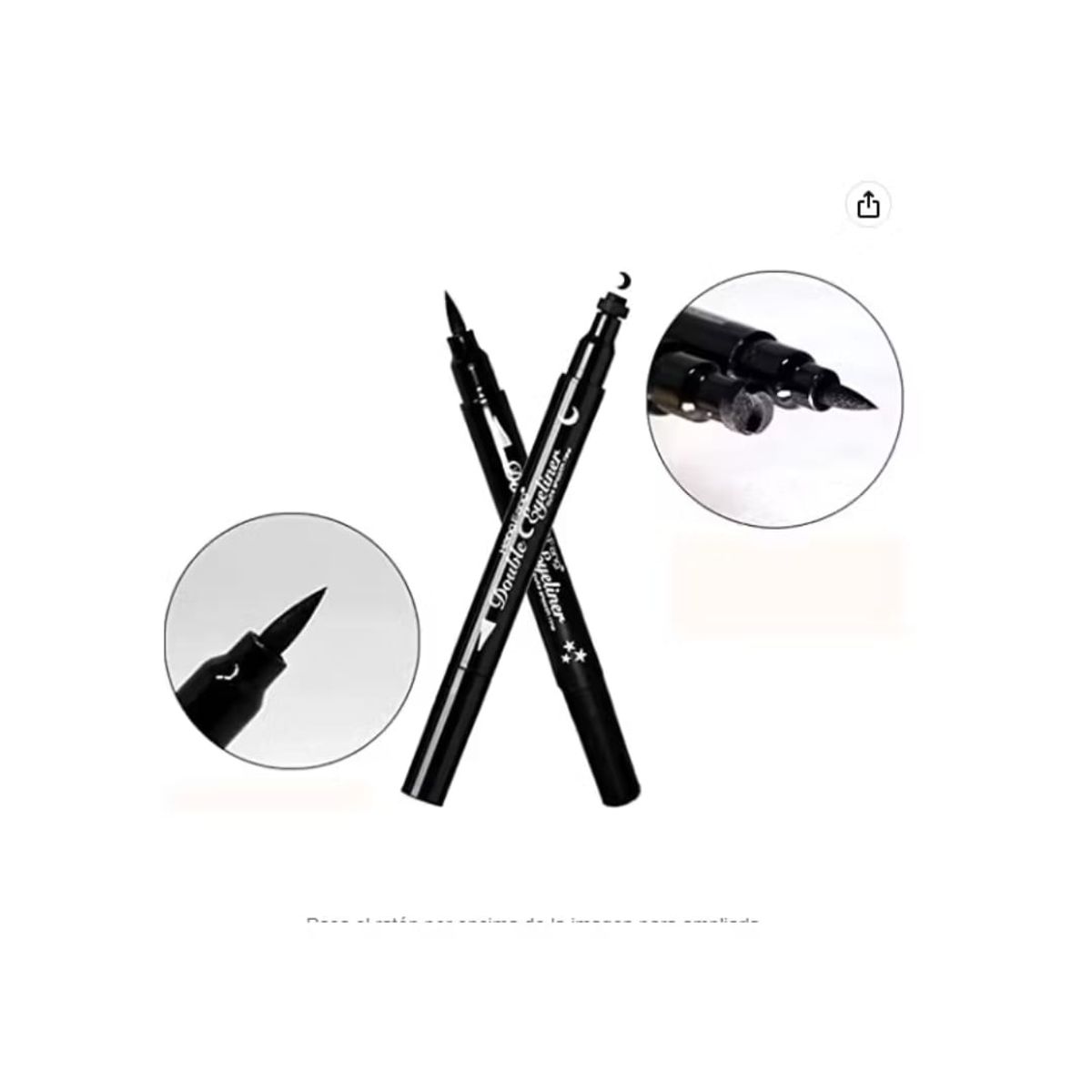 MAX BELLE - Delineador Negro con Sello de Luna