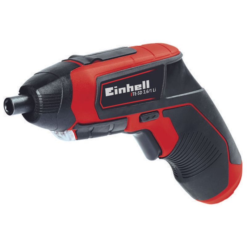 EINHELL - Atornillador Inalambrico 3,6v Con 10 Puntas Y Caja Metálica