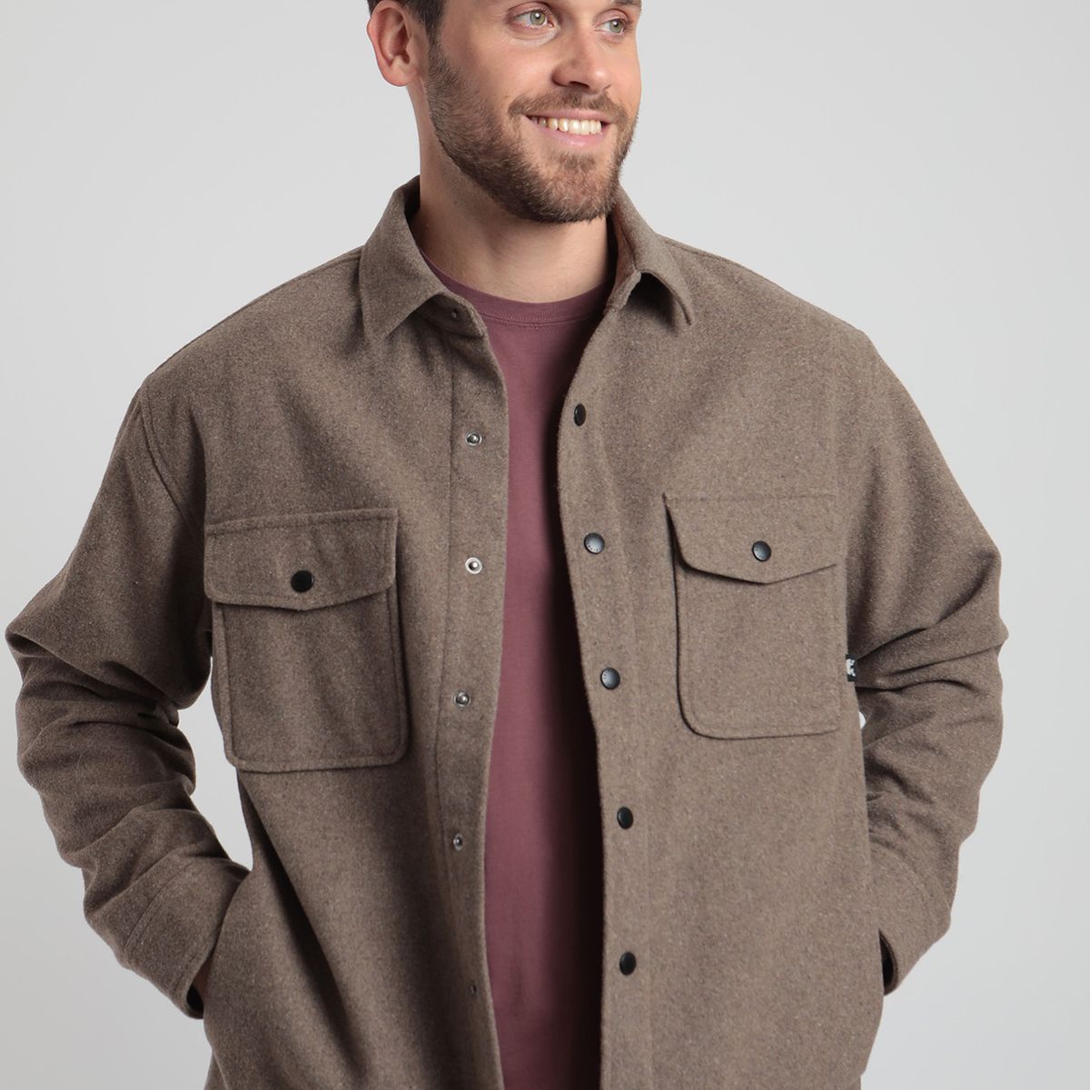 FROENS - Chaqueta  hombre Austral café