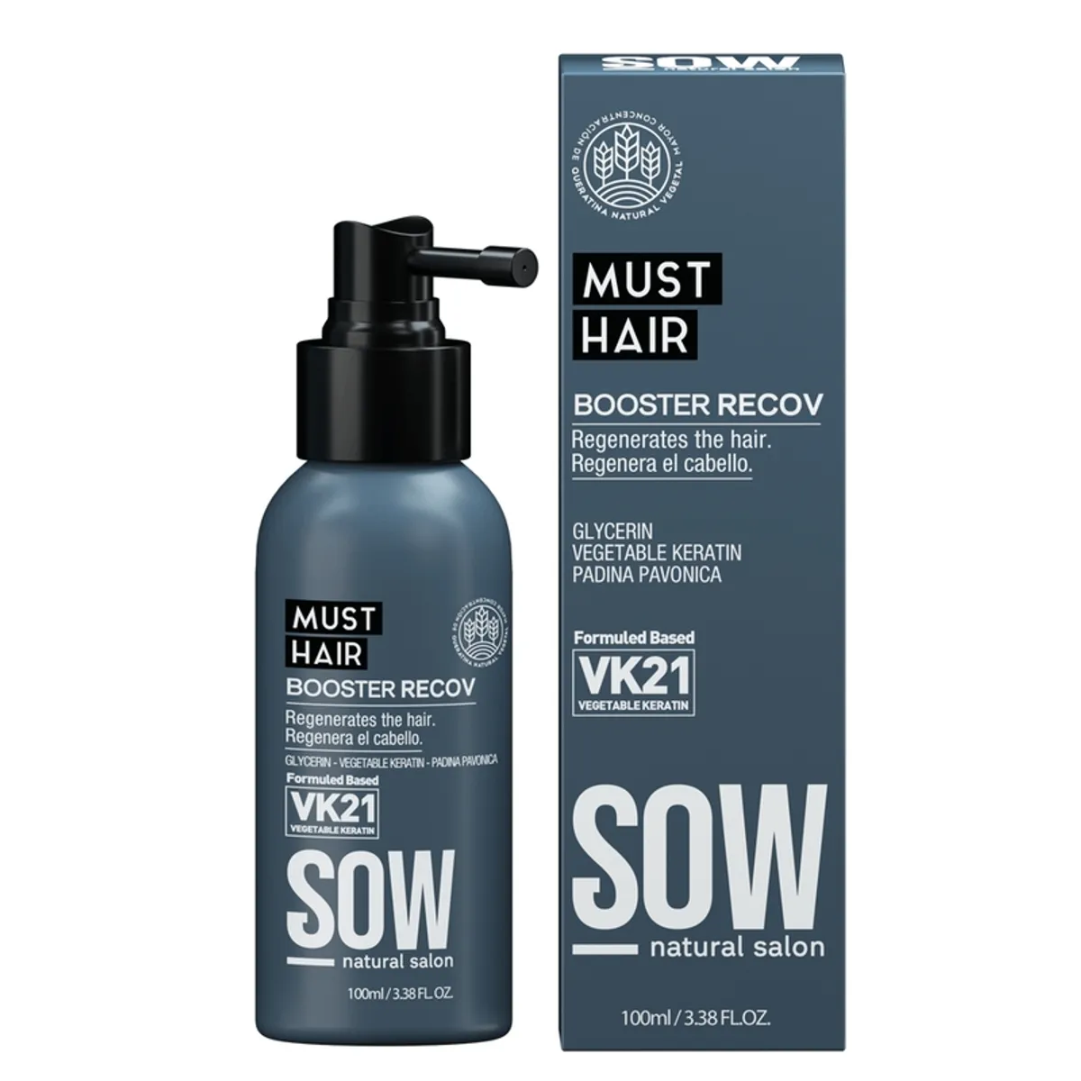 SOWELL - Must Hair Booster Recov 100ml Shock De Keratina Marca SOW