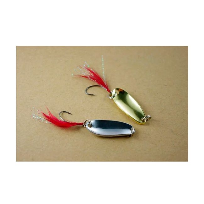 GENERICO - Chispa Dorada Cucharilla 9g Salmon Rio Pesca Deportiva