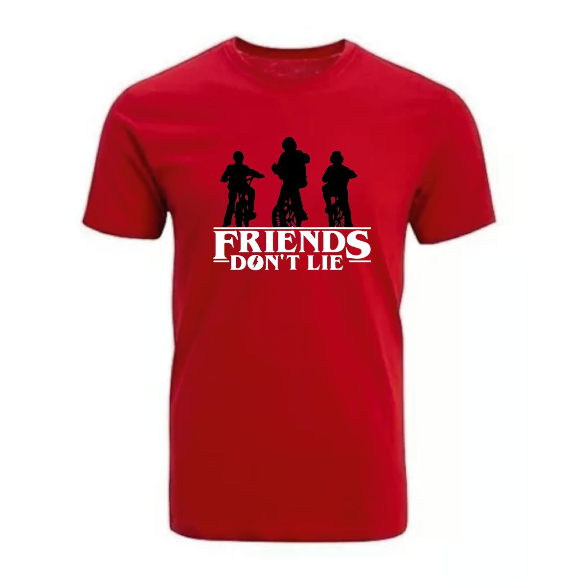 GENERICO - Polera Estampada de Friends Don´t Lie Stranger RomanosStoreChile