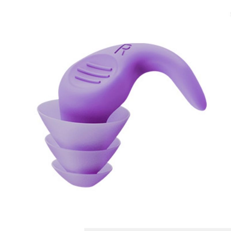 GENERICO - Tapones de silicona reutilizables lavables para bloqueo de ruido en dormir vuelo estudiar o trabajo