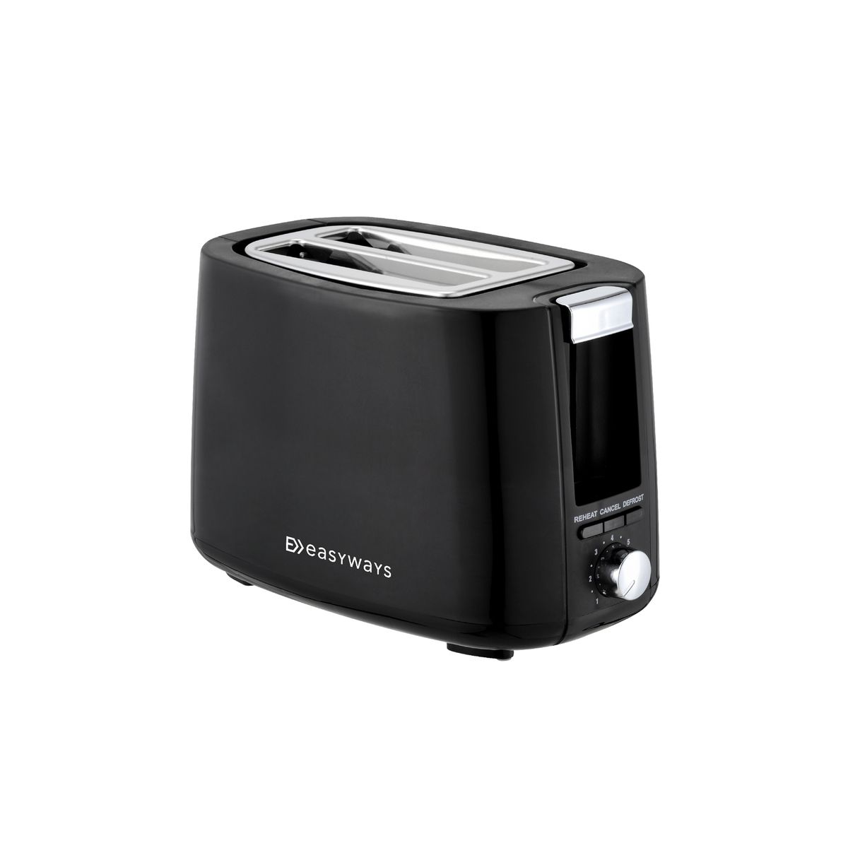 EASYWAYS - Tostador Toast Master 2 rebanadas Negro EasyWays
