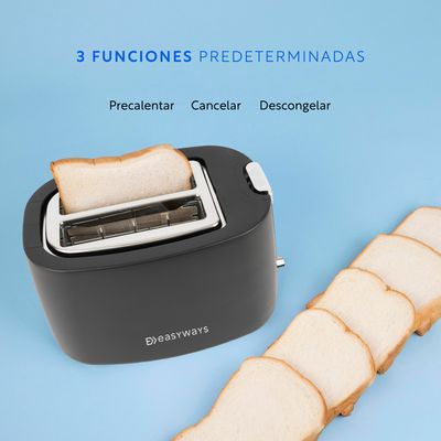 Imagen 2 del producto Tostador Toast Master 2 rebanadas Negro