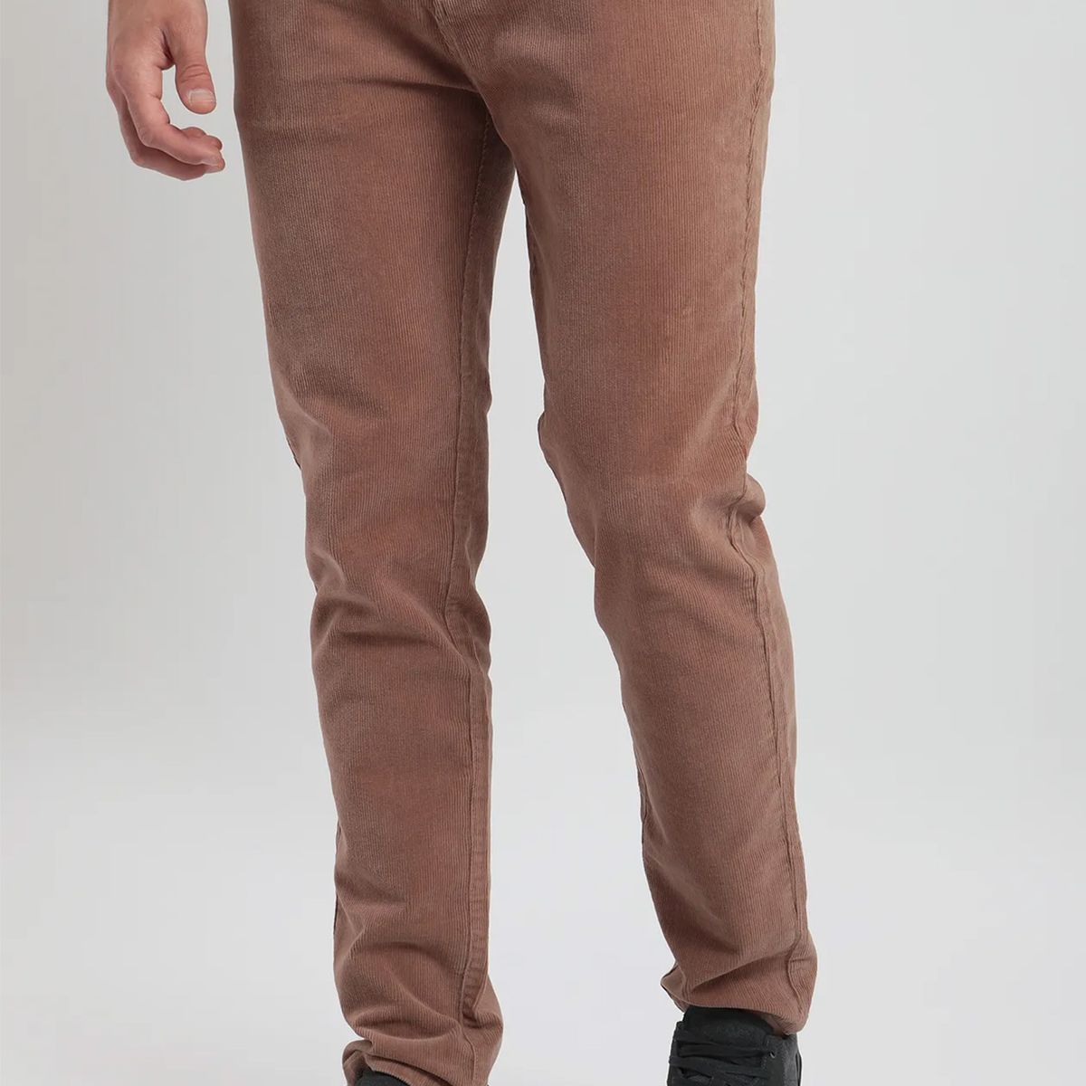 FROENS - Pantalón hombre Cotelé café - Algodón orgánico