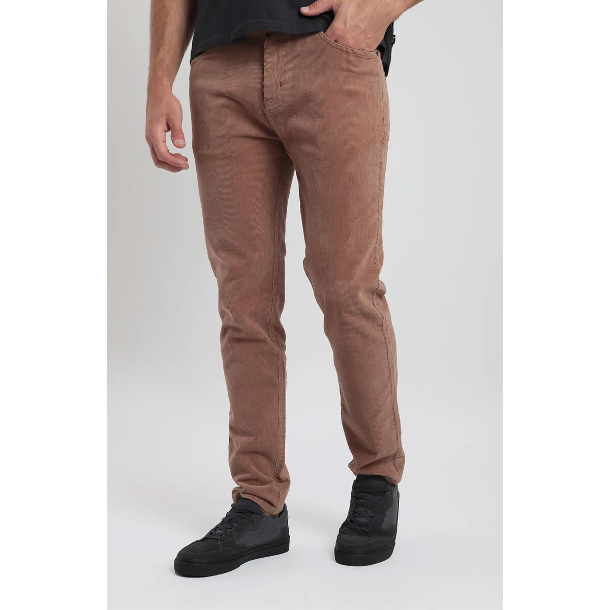 FROENS - Pantalón hombre Cotelé café - Algodón orgánico