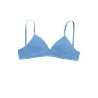 Top básico principiante en algodón para niña 061311 Azul