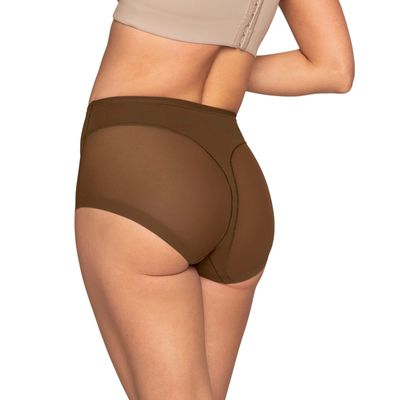 Imagen 2 del producto Calzón clásico invisible con tul 012657 Café Oscuro