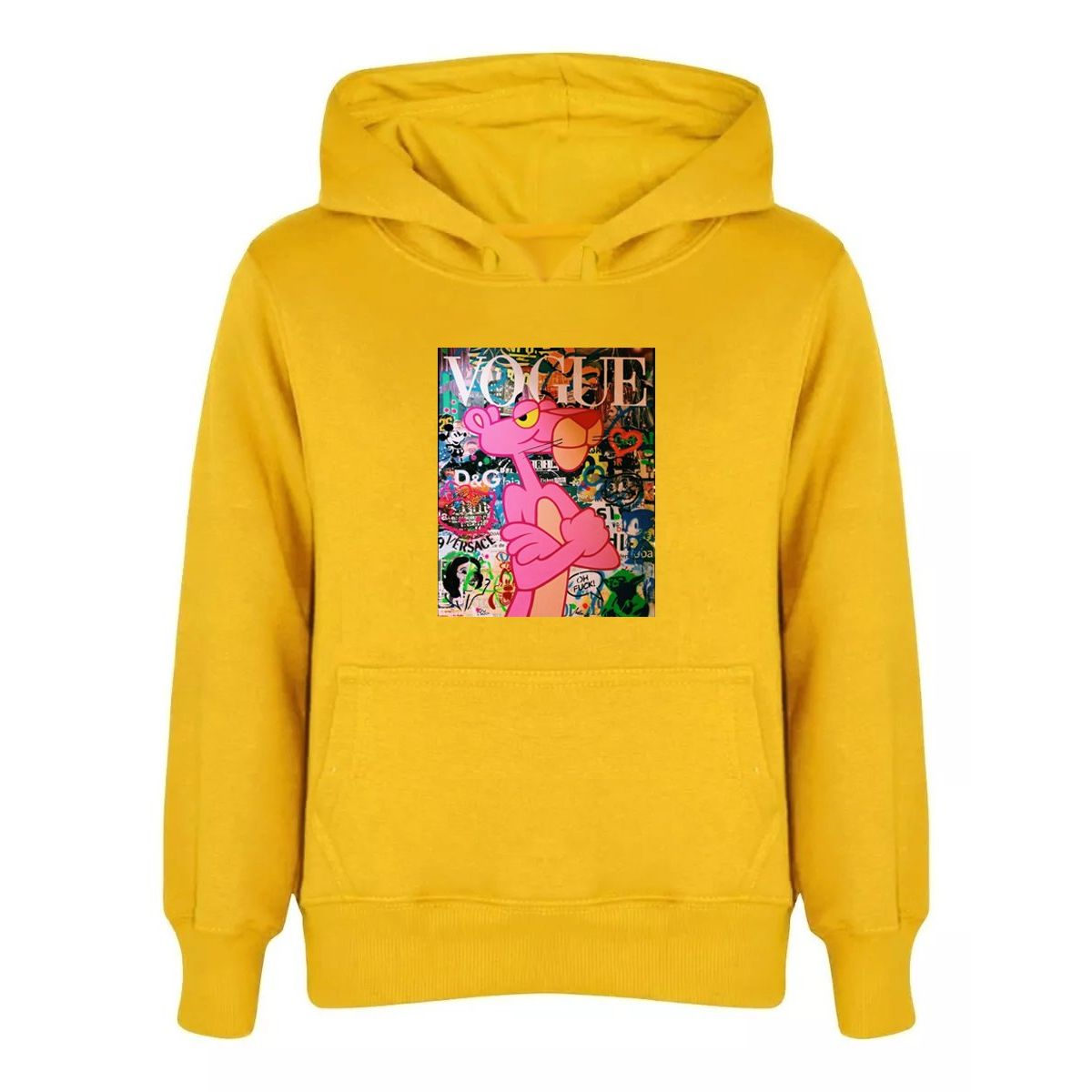ESTILO DECORARTE - POLERON CANGURO - PANTERA ROSA